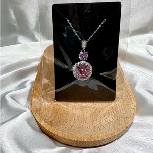 Pink Circles Necklace